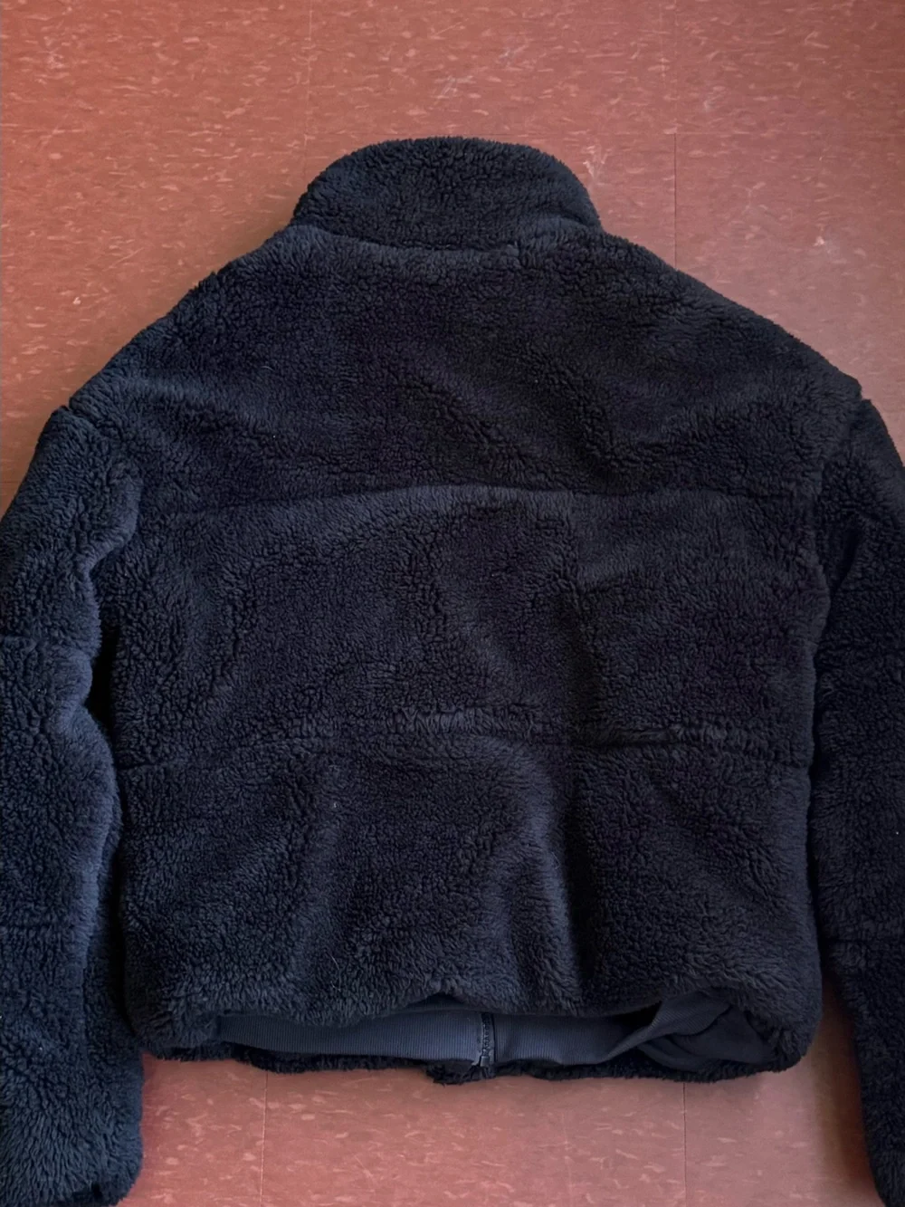 ALO Yoga Kids Black Sherpa Jacket - Plush Cozy Fleece